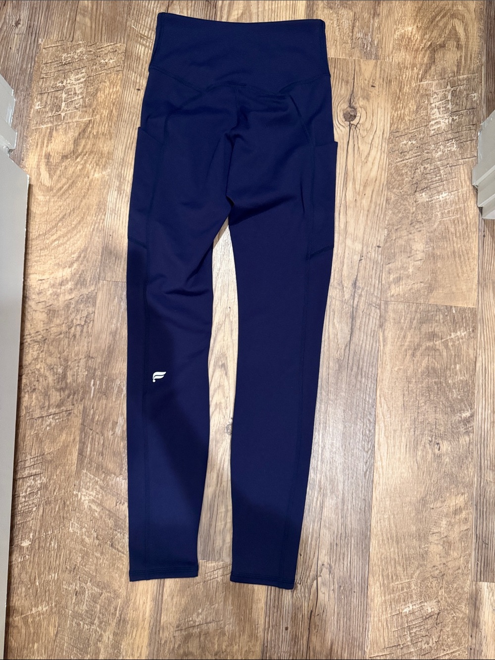 NEVER WORN Fabletics Navy Women's High-Waist Active Leggings with Side Pockets